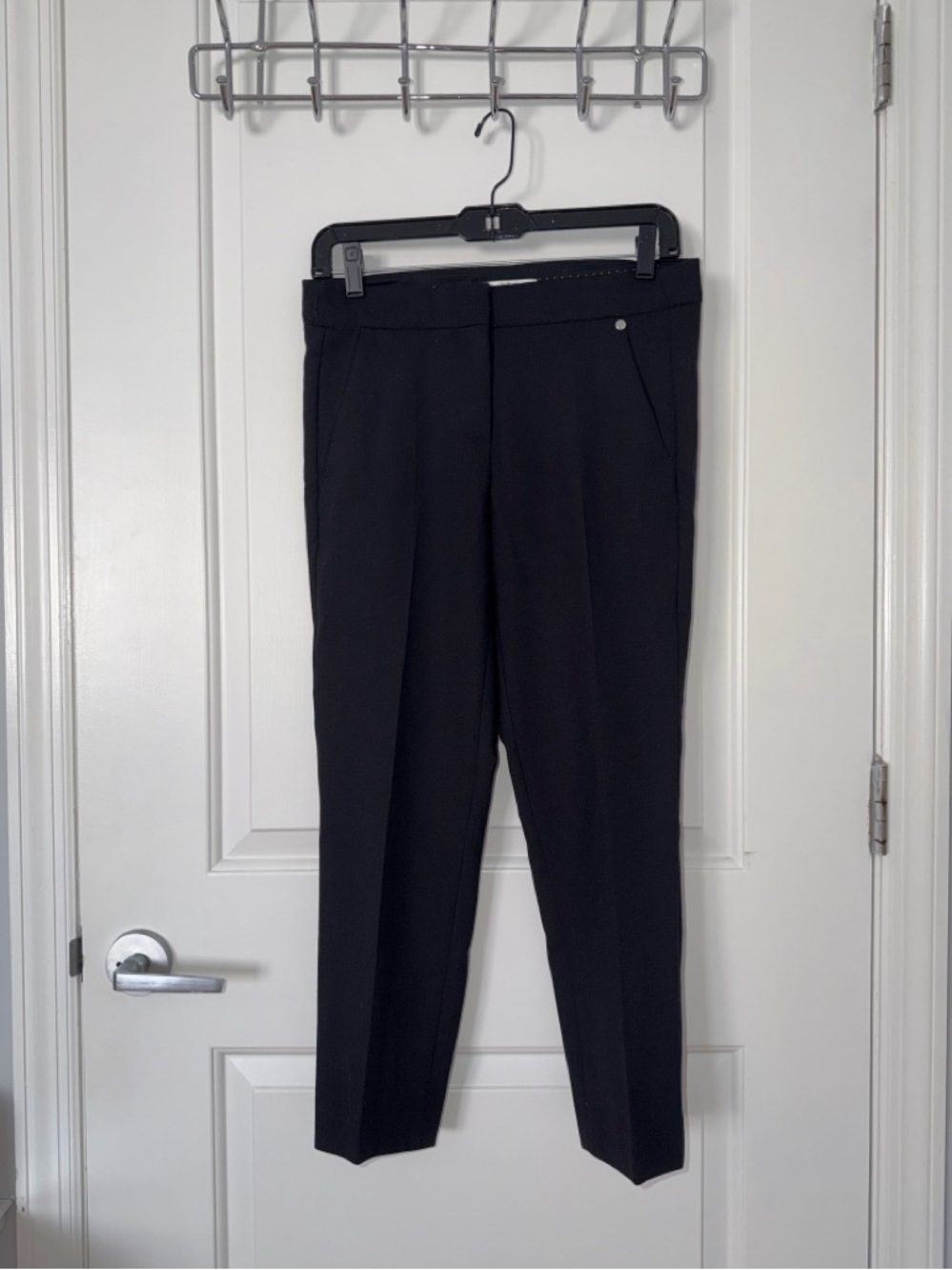 MaxMara Black Cropped Dress Pants